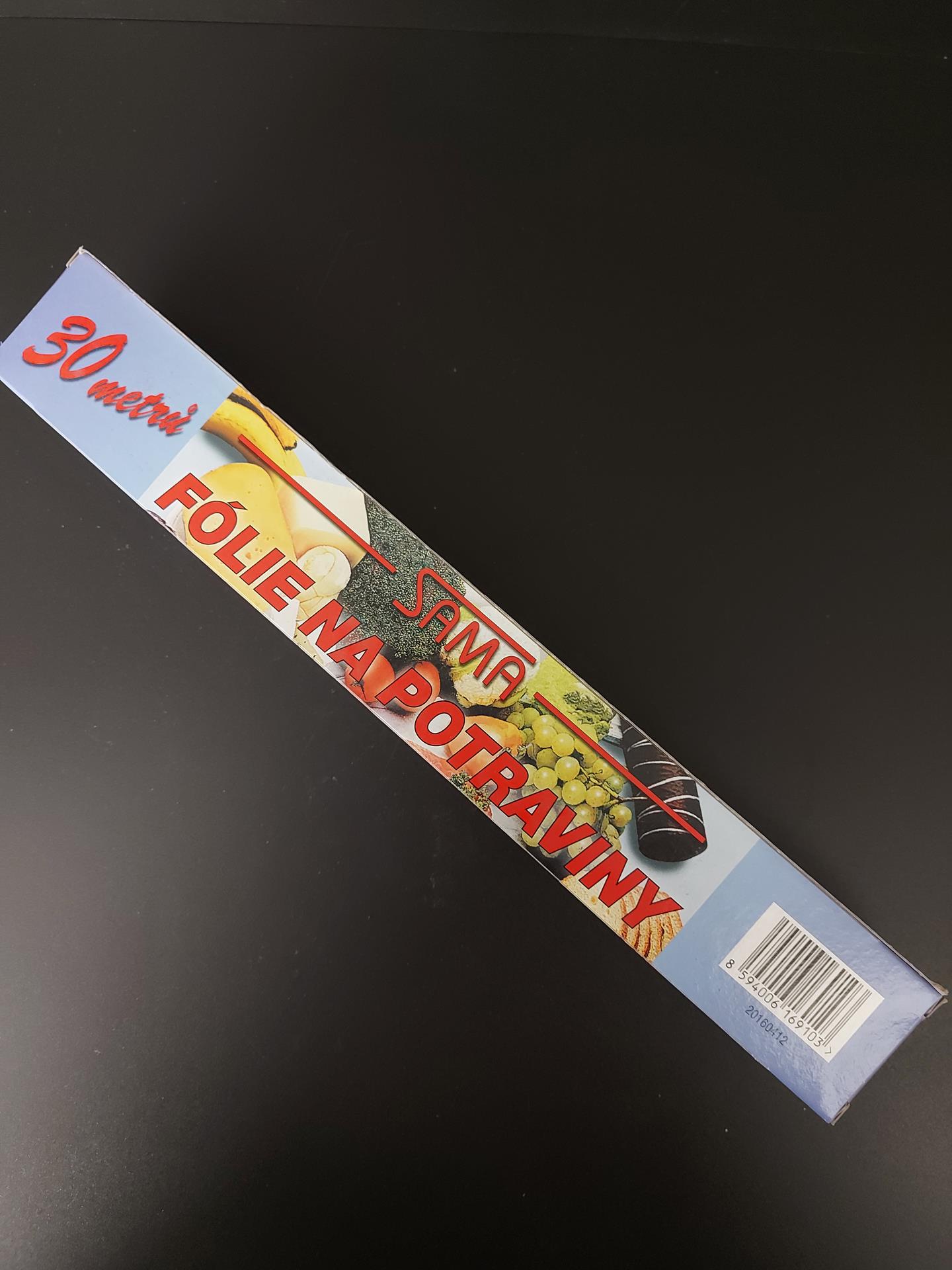 Potravinová fólie 30 m, š. 30 cm v krabičce