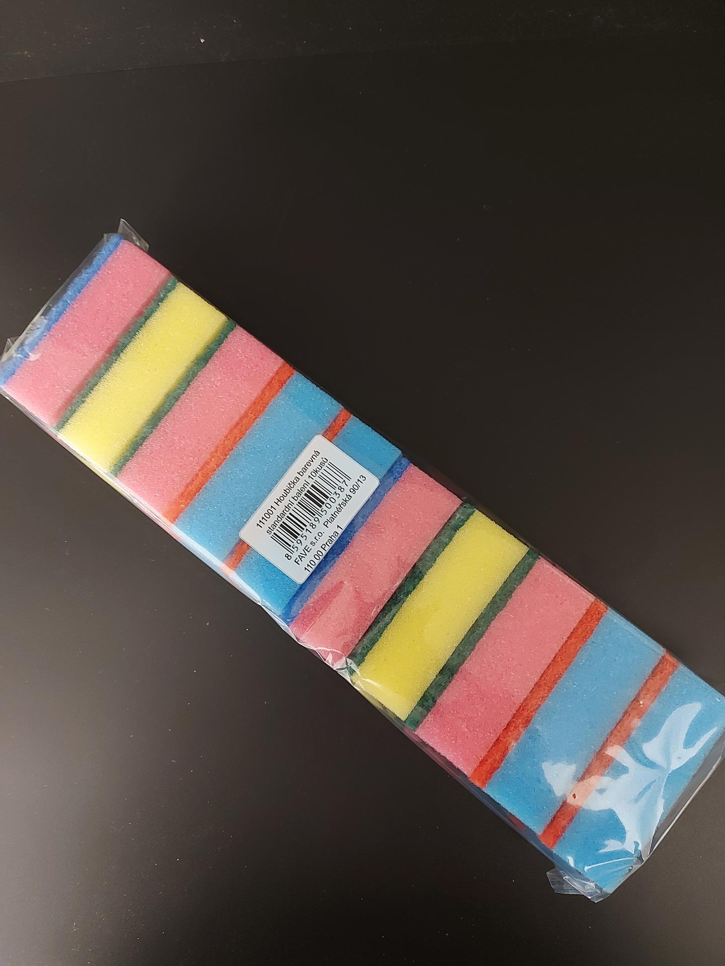 Houbička na nádobí malá 8x5x3 cm (10 ks)