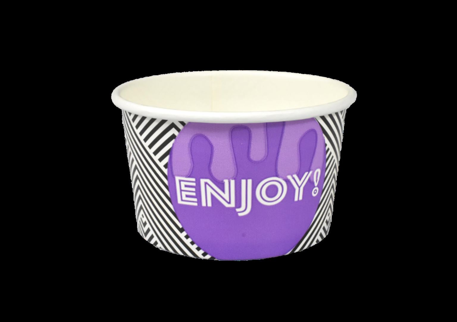 Miska papírová 200 ml na zmrzlinu nebo sorbet s potiskem (50 ks) - Obrázek 4