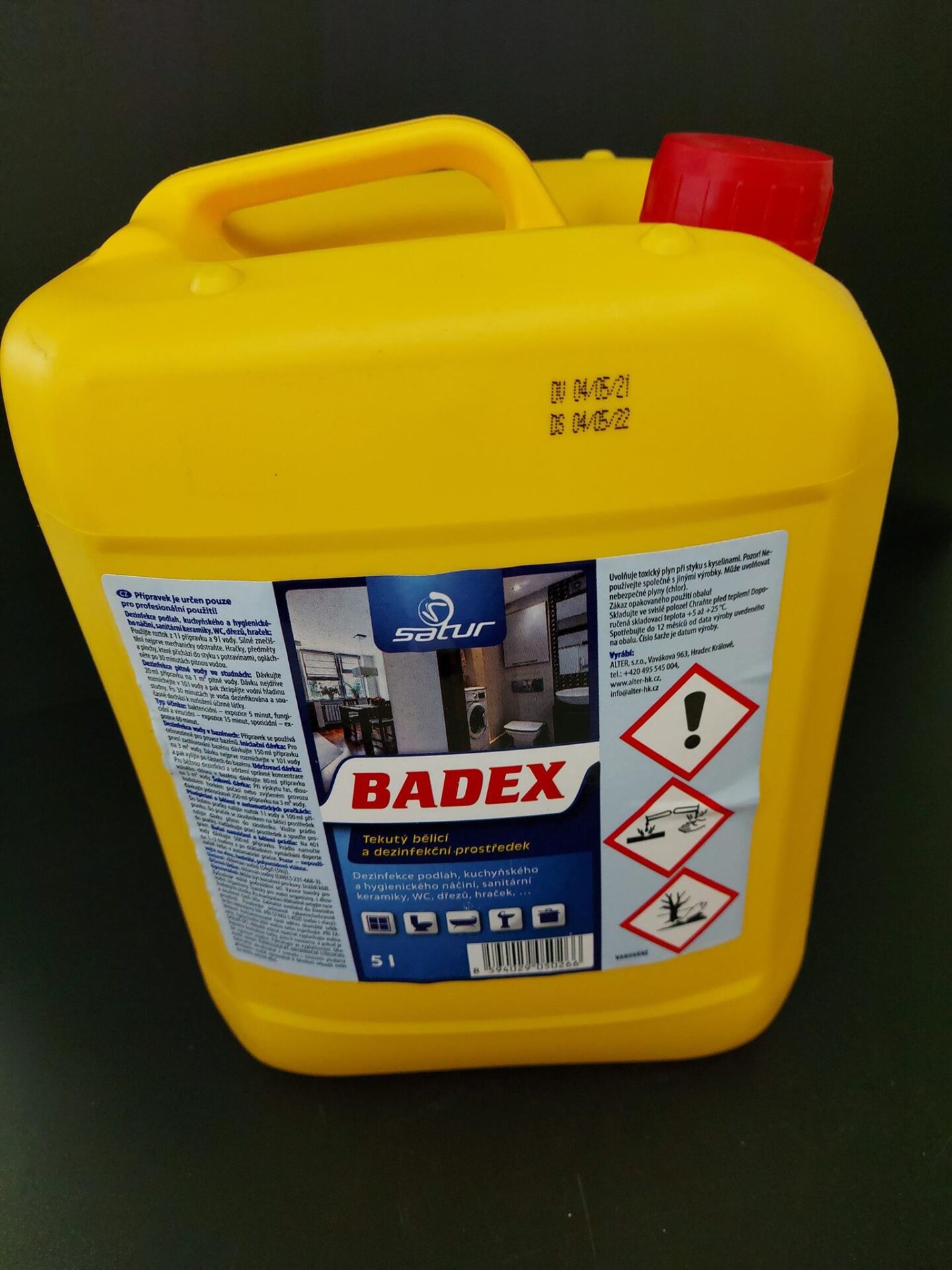 Sabrex, Badex bělící a dezinfekční prostředek 5 litrů (Savo)