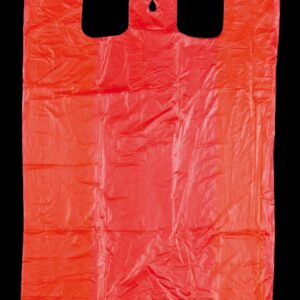 Taška mikroténová HDPE silná 15 kg červená (100 ks)