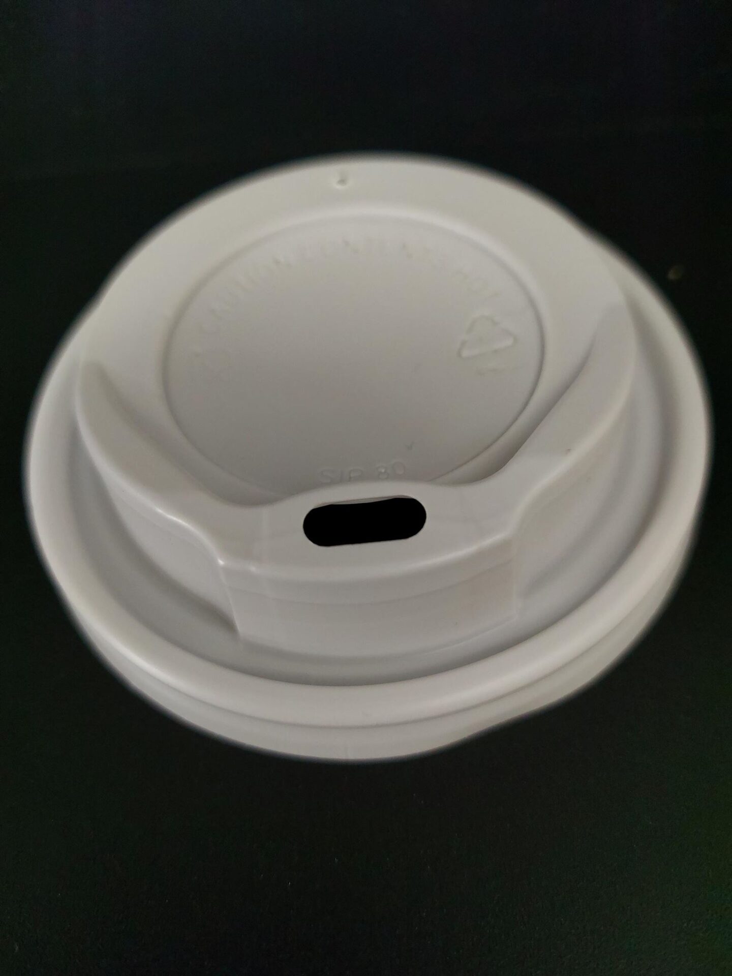 Víčko PS na kelímky CTG bílé, průměr 62 mm (100 ks)