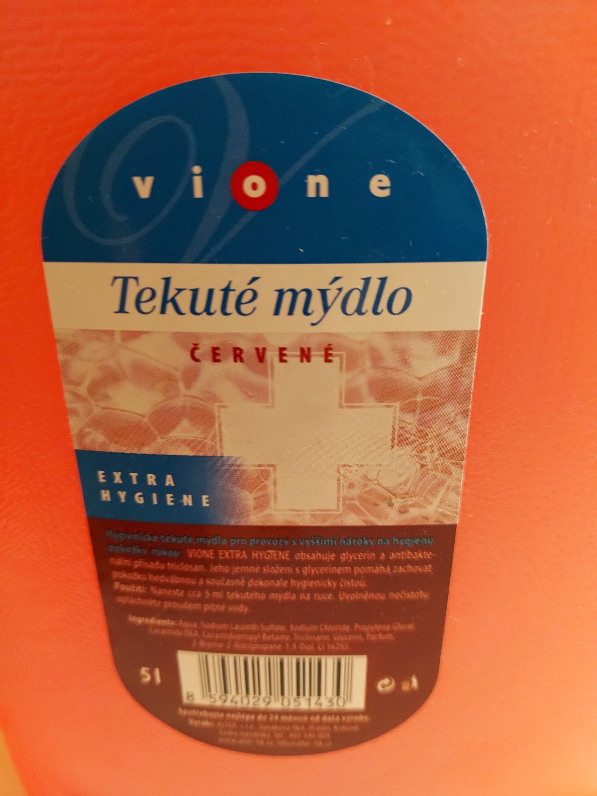 Tekuté mýdlo s antibakteriální přísadou 5 litrů - Obrázek 2