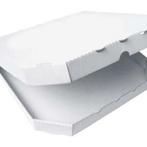 PIZZA krabice 32x32x3 cm bílá bez potisku (50 ks)