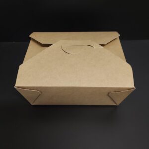 Box na jídlo s chlopněmi KRAFT 750 ml (50 ks)