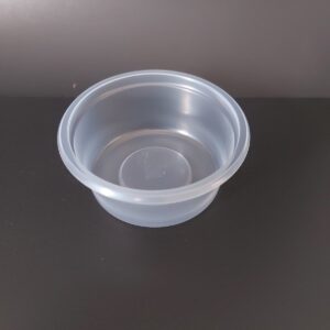 Kelímek plastový PP na dresing kulatý 50 ml, transparentní (100 ks)