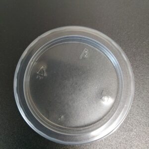 Víčko PP pro kelímky na dresing o objemu 30, 50, 80 a 100 ml, transparentní (100 ks)