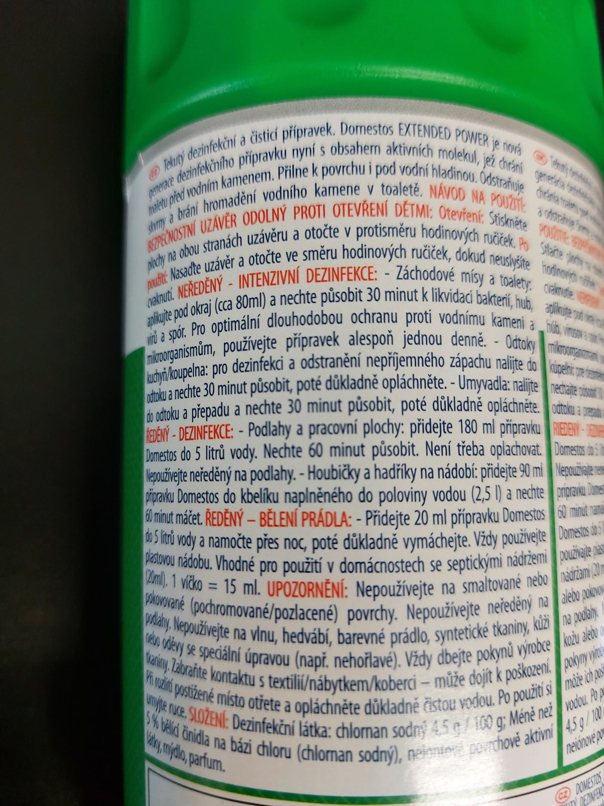 Domestos Pine 750 ml - Obrázek 5