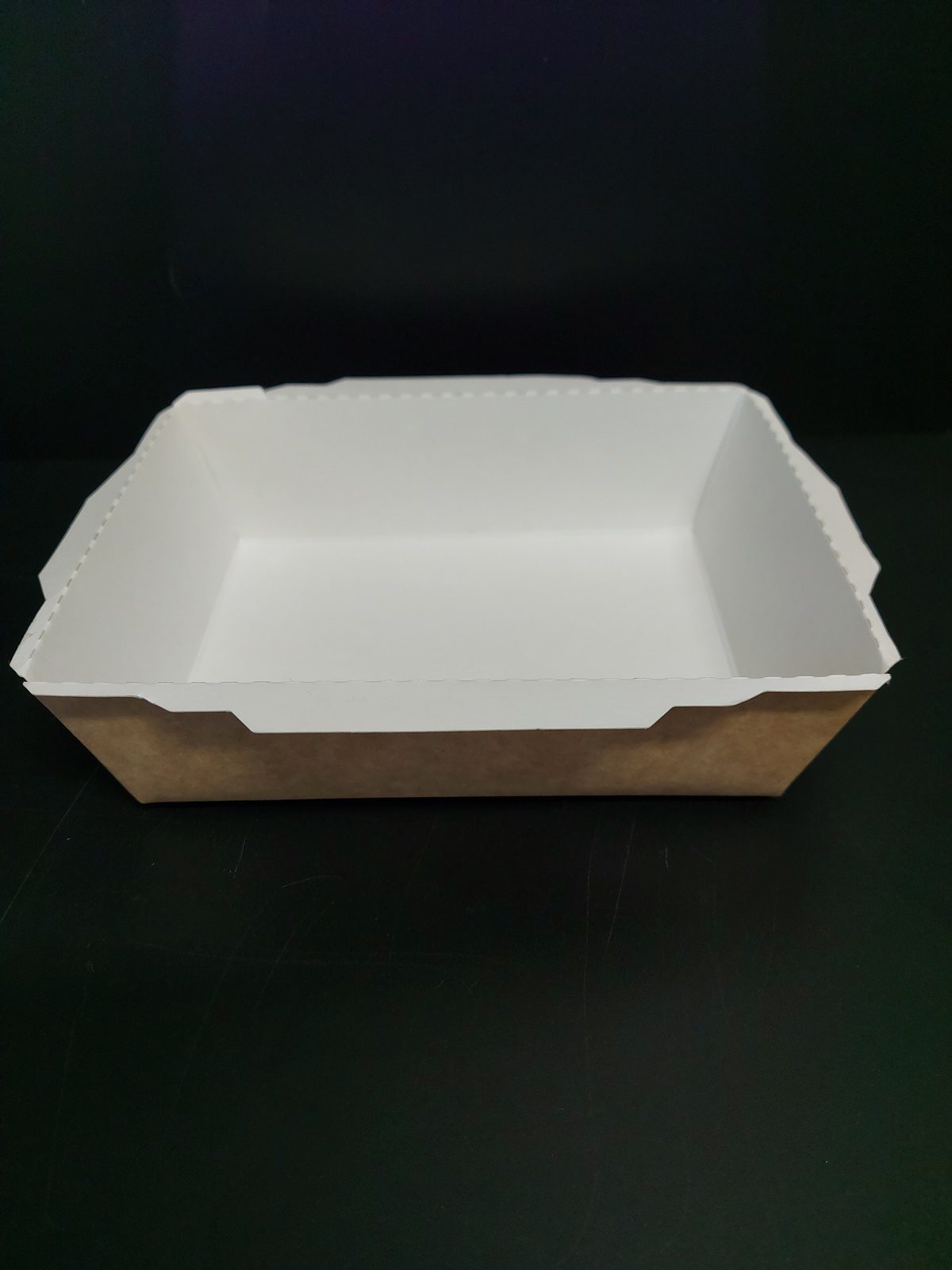 Box na salát Eko KRAFT 900 ml, 150x150x50 mm, vč. transparentního víčka (50 ks) - Obrázek 4