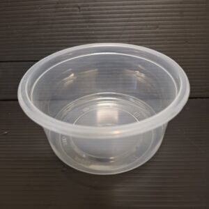 Miska PP na polévku 350 ml transparentní, průměr 115 mm (50 ks)