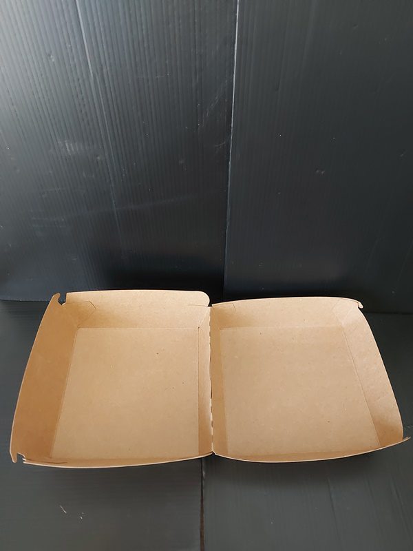 Box/krabička na hamburger KRAFT 115x115x60 mm (50 ks) - Obrázek 3