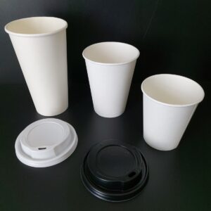 Kelímky papírové nápojové CTG a víčka