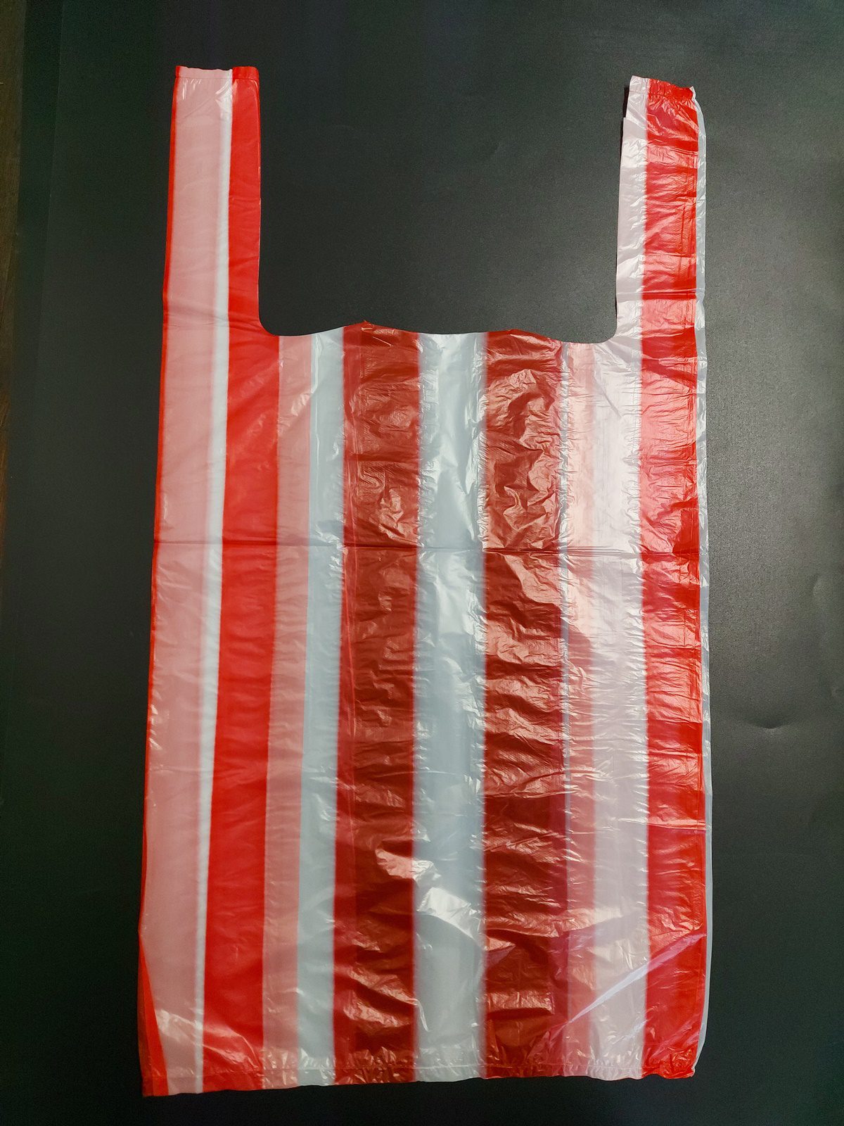 Taška mikroténová HDPE červeno-bílá 10 kg (200 ks)