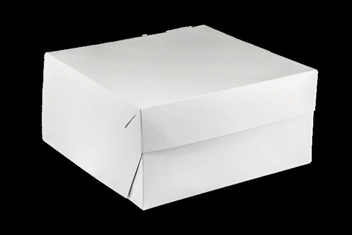 Dortová krabice papírová bílá 18x18x9 cm (50 ks)