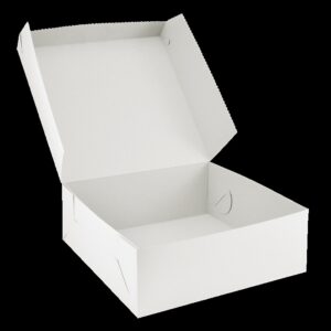 Dortová krabice papírová bílá 20x20x10 cm (50 ks)