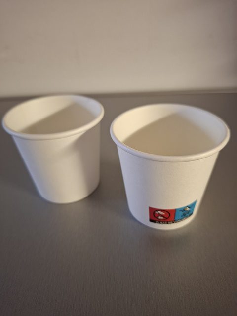 Kelímek papírový CTG bílý bez potisku 0,1 l, průměr 62 mm (50 ks) - Obrázek 4