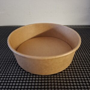 Miska Eko papírová KRAFT na salát 1100 mm, průměr 165 mm (50 ks)